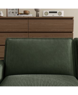 Streamdale Modular Sectional Sofa, Deep Seat, 4 Pillows, Modern L-Shape, GREEN