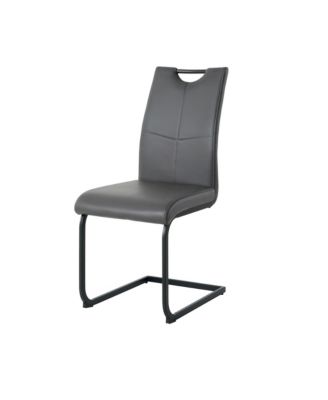 Streamdale Modern Upholstered Charcoal Dining Chair (Set of 4)