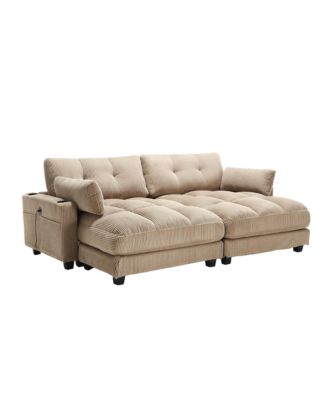 Streamdale Sleeper Sofa Couch Bed,Oversized Chaise Lounge Chair Cozy Cloud Couch