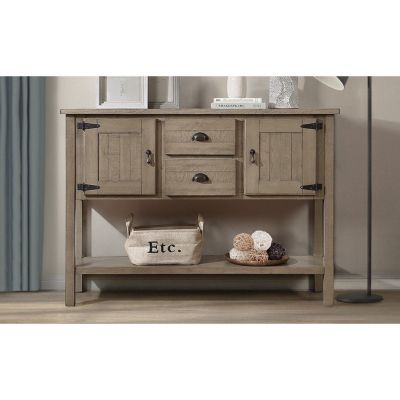  Rustic Retro Sideboard Console Table with Storage