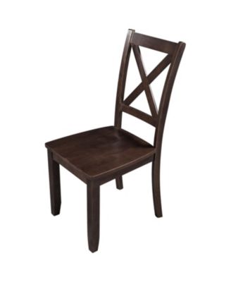 Streamdale 3-Piece Wood Drop Leaf Breakfast Nook Dining Chairs