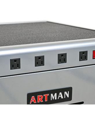 Mobile Charging Cart and Cabinet for Tablets Laptops 35-Device