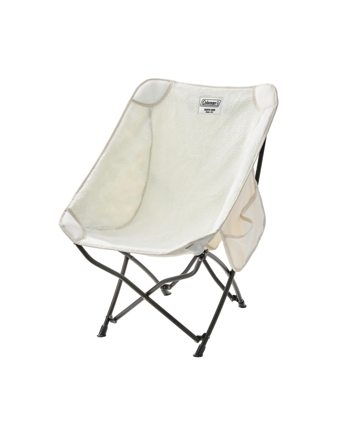 Low-Back Sherpa Chair - Green