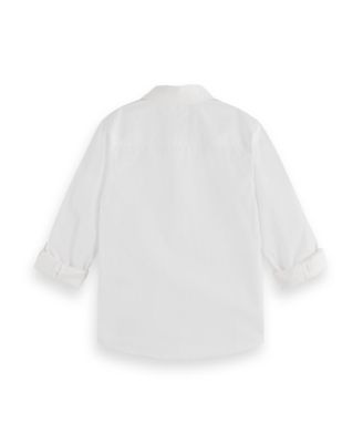 Little and Big Boys Occasional Dobby Long Sleeved Shirt