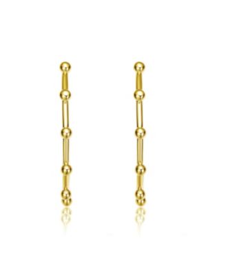 14K Gold Plated Open Hoop Earrings