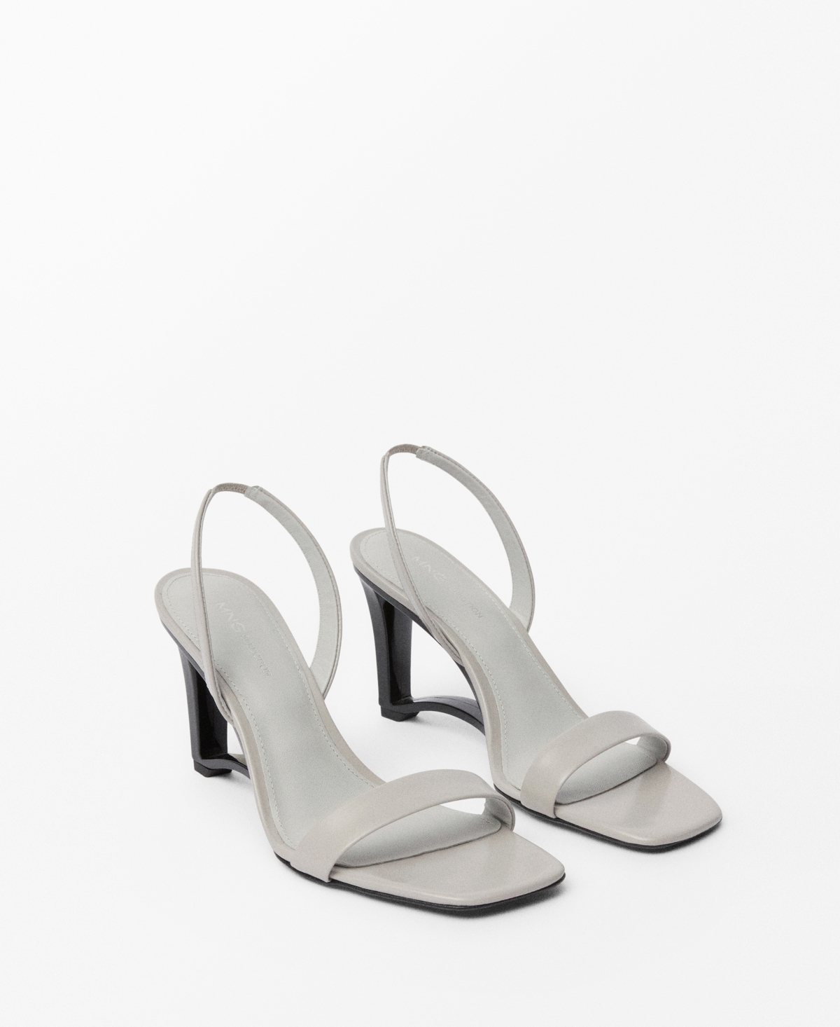Mango Women's Leather Wedge-heel Sandals