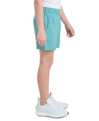 Big Boys Essentials Elastic-Waistband Small-Logo Woven Shorts