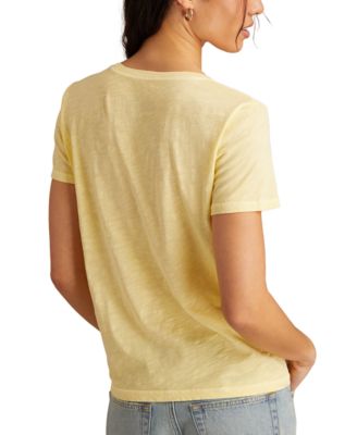 Women's Cotton Tropical Corona Graphic T-Shirt