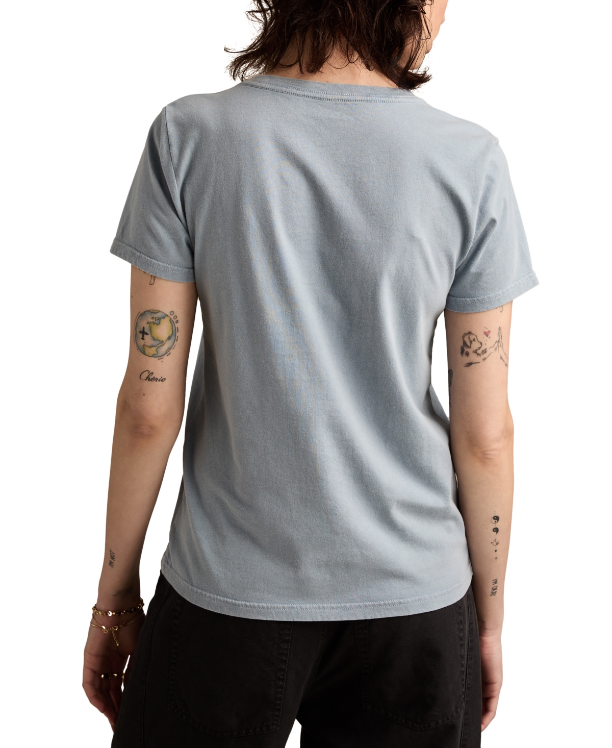 LUCKY BRAND WOMEN'S COTTON FRUIT IS FINE GRAPHIC T-SHIRT 