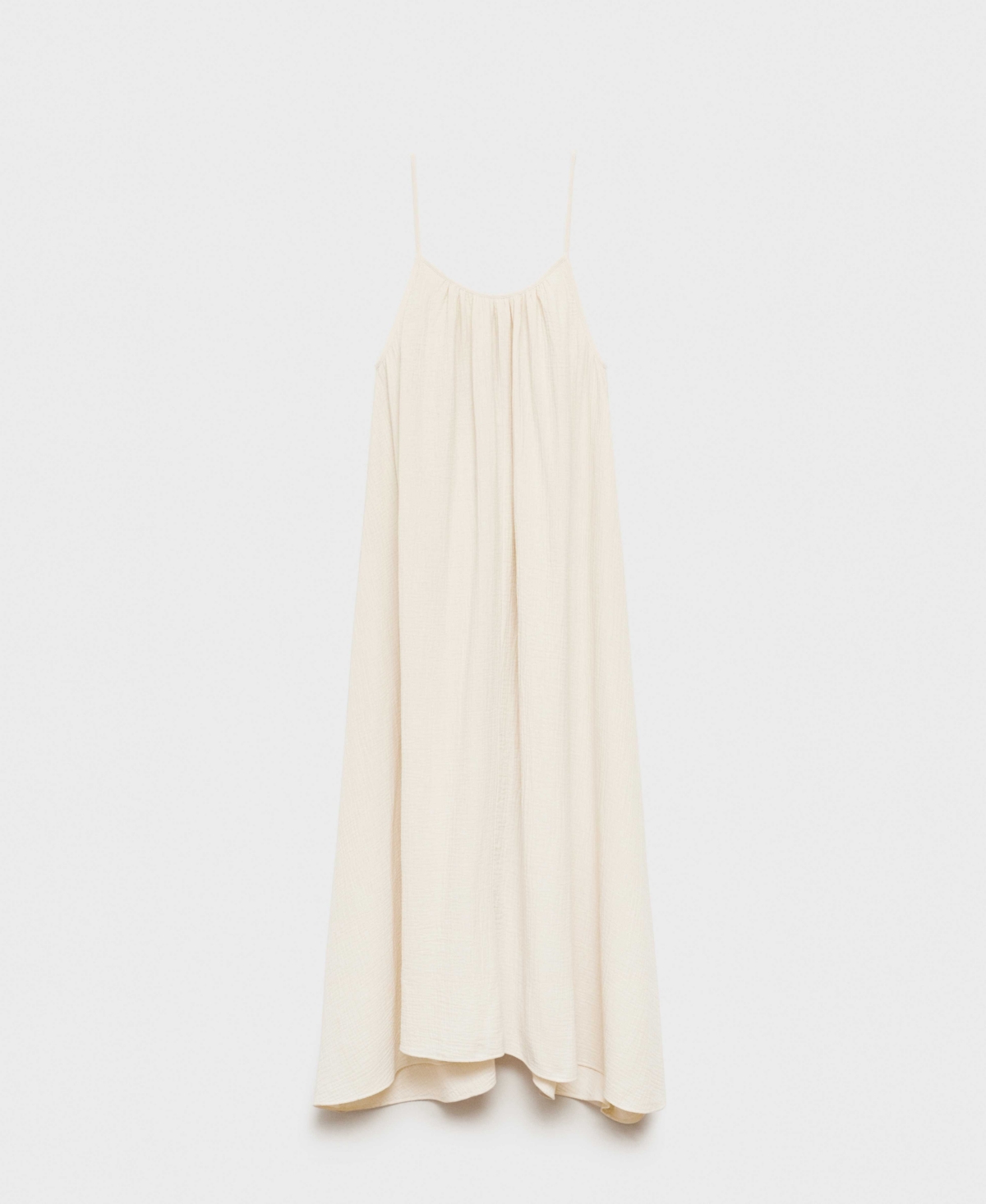 Mango Cotton Nightgown In White
