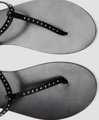 Women's Mini Studs Leather Sandals