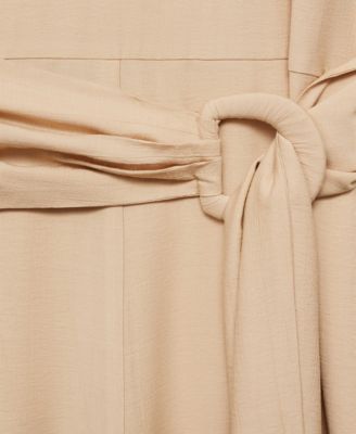 Women's Straight-Fit Short-Sleeved Jumpsuit