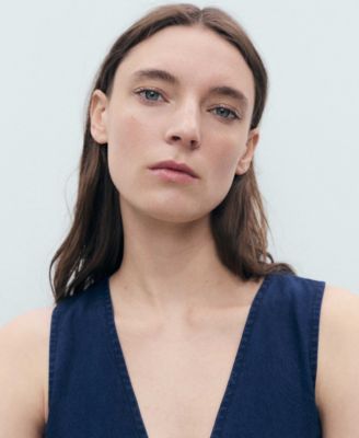 Women's Denim-Effect Lyocell Vest