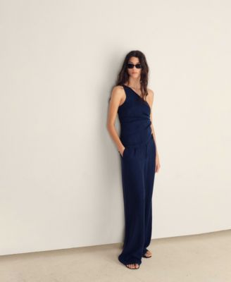 Women's Denim-Effect Lyocell Pants