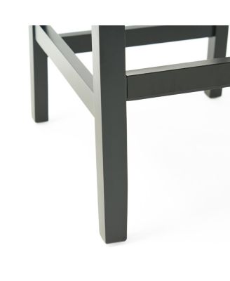 Set of 2 26" Portman Bonded Leather Counter Height Barstool