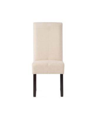 Streamdale T-Stitch Upholstered Dining Chairs - Set of 2