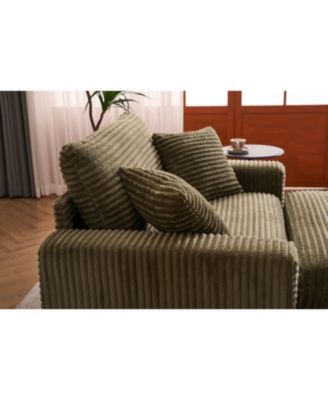 Streamdale Comfy Sleeper Chair with Ottoman