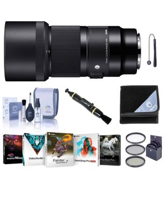 70mm f/2.8 DG ART Macro Lens for L Mount, Bundle with ProOptic 49mm Filter Kit, Lens Cleaner, Lens Wrap, Cleaning Kit, Lens Cap Tether, PC