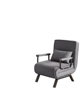  5-in-1 Convertible Chair Bed Comfy, Adjustable, Space-Saving Sleeper