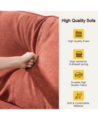 Streamdale Cozy Deep-Seated Sofa with Pillow (103")
