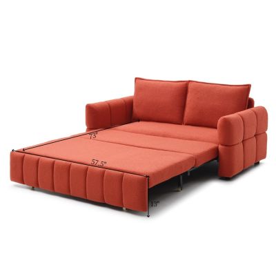 3-in-1 Sofa Sleeper with Teddy Chaise