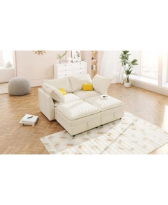 Mira Modular 4-Piece SofaFabric  Customizable, Comfortable, Storage-Equipped