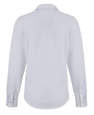 Women's Advantage Tri-Blend Soft Pique Long Sleeve Knitted Button Down