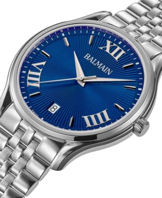 Men's Swiss Beleganza Stainless Steel Bracelet Watch 40mm