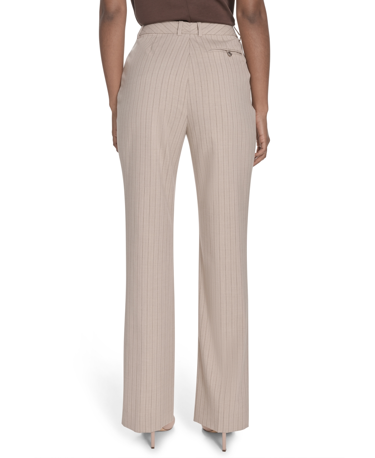 Calvin Klein Women's Pinstriped Modern-fit Pants
