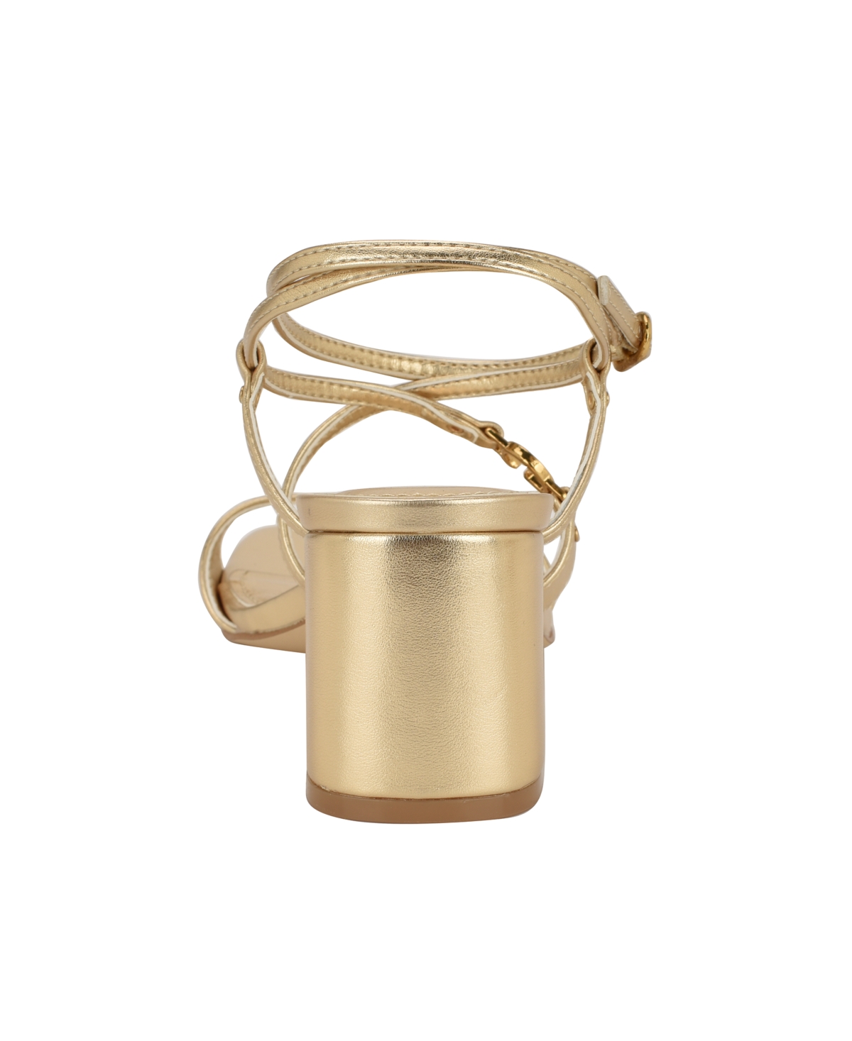 Guess Galeon Ankle Strap Sandal In Gold