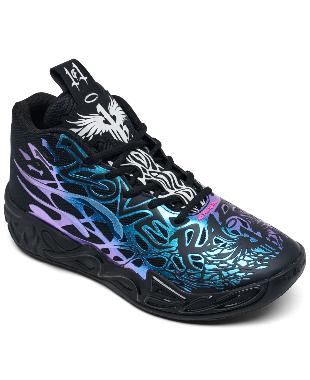 Puma Big Kids LaMelo Ball Mb.04 Basketball Sneakers from Finish Line - Black, Multi