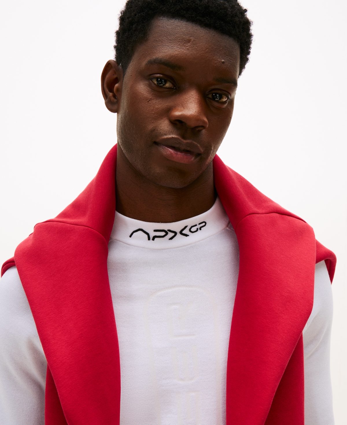 Tommy Hilfiger Apxgp Collection Mockneck Sweater In Yellow