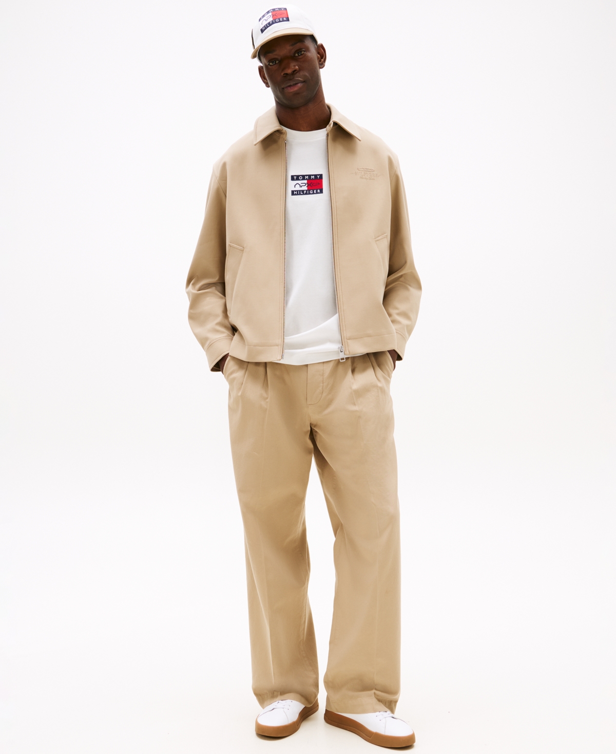Tommy Hilfiger Apxgp Collection Ivy Jacket In Neutral