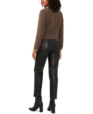 Women's Cropped Open-Front Blazer