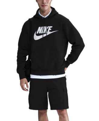 Nike - Men's Club Fleece Standard-Fit Logo-Print Hoodie