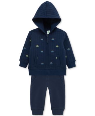 Baby Zip-Up Dino Hoodie & Pants, 2 Piece Set