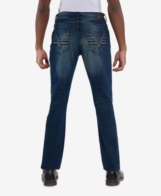 Men's Modern Fit Saddle Stitch Jeans