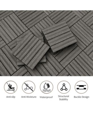 Streamdale Interlocking WPC Deck Tiles (20pcs)