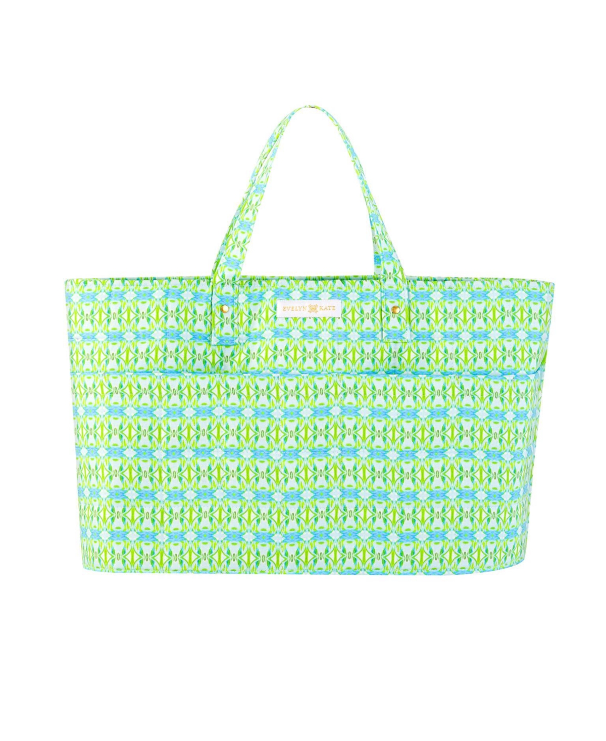 Patterned Quilted Tote Bag - Georgia mirror