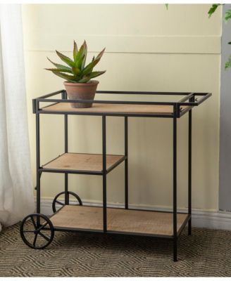 W2078 32.3x15.7x26.8" Shelf With Wheel