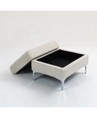 Modular Sectional Sofa Square Ottoman Module,Storage Ottoman Footrest