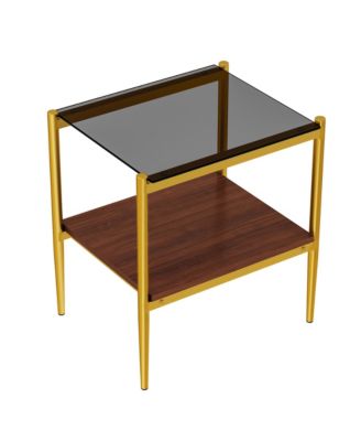 Modern 3-Piece Glass Coffee and End Table Set