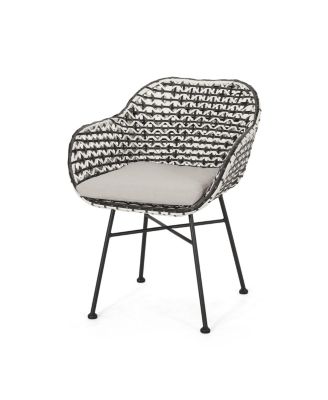 Streamdale Modern Woven Club Chair Minimalist Elegance For Outdoor Spaces