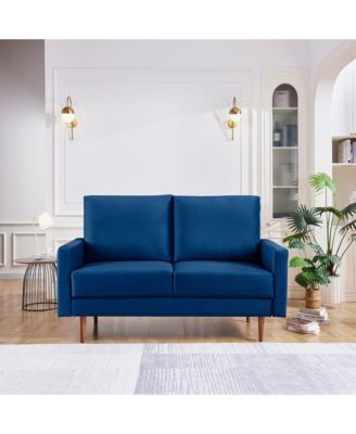 Plush Velvet Loveseat with Soft Upholstery for Comfortable Seating