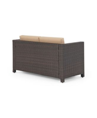 Streamdale 4-Piece Outdoor Wicker Sofa Set with Cushions & Coffee Table