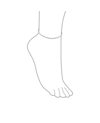 Simple Plain Twist Rope Chain Bracelet .925 Sterling 40 Gauge