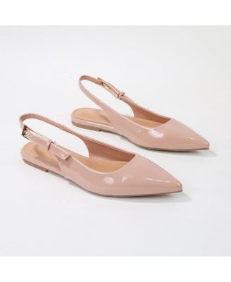 Caitriona Pointed Toe Slingback Flats