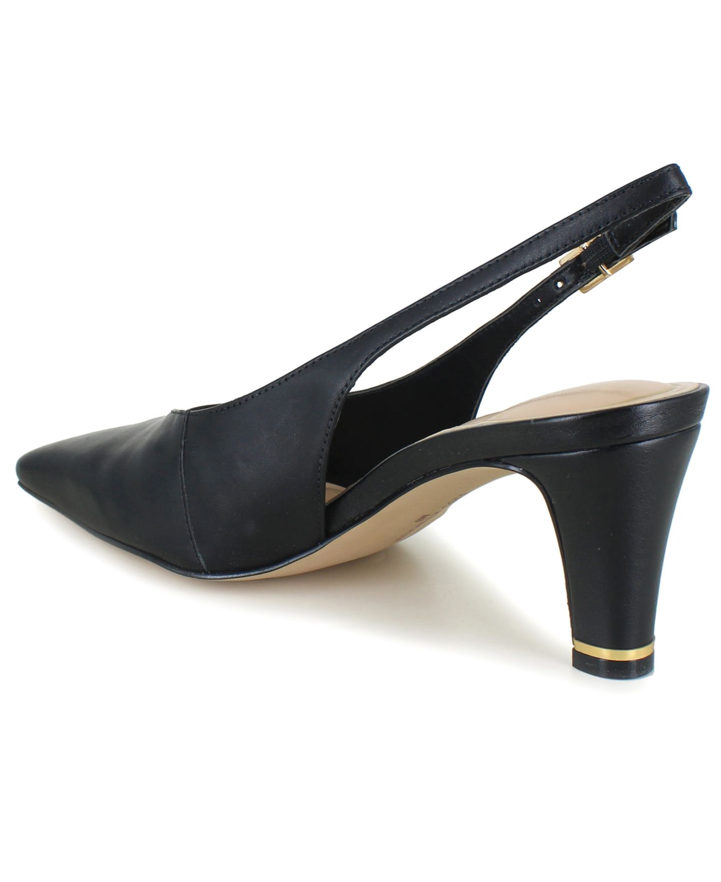 Женские туфли Kenneth Cole New York Meilani Square Toe Slingback Pumps, цвет: Чёрный — фото 7