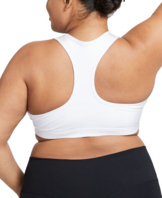 Plus Size Active Medium-Support Padded Logo Sports Bra