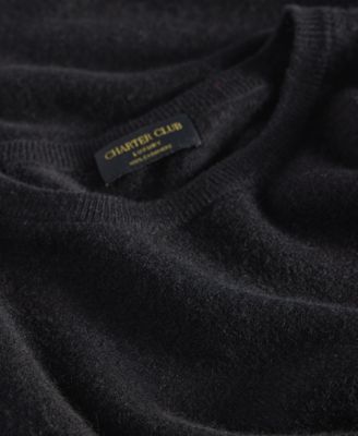 Women's Long-Sleeve 100% Cashmere Crewneck Sweater, Macy's Exclusive